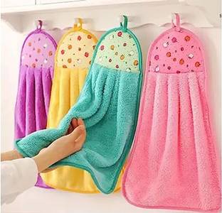 UQCKON Wash Basin Hand Towel for Hanging in Kitchen/Bathroom Hhtx4.178 Colour Depends on Availablity Cloth Napkins