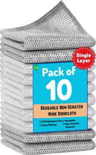 Stainless steel scrubber Swastik Non-Scratch Wire Dishcloth & Easy Rinsing Stainless Steel Scrub