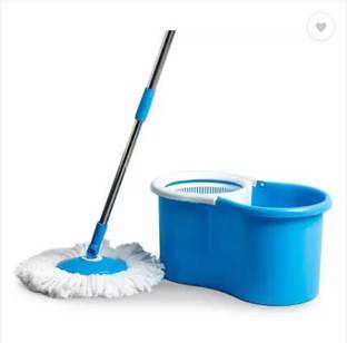 kukki 360° Spin Floor Cleaning Bucket Mop Set Sponge Wipe