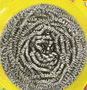 Stainless steel scrubber Exo Steel Juna Pack Of 12 Stainless Steel Scrub