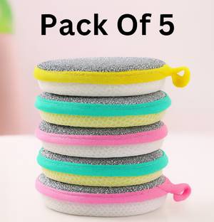 HSR Dish Sponges, Double Sided Non-Scratch Scrub Cleaning Sponges Scrub Sponge