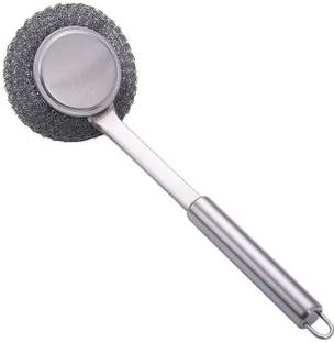 Niralasa Stainless Steel Scrubber Metal Scrubber Brush for Dishes Pot Cookware Cleaner Stainless Steel Scrub