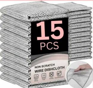 Aayans Dream Non Scratch Dish Wash Cloth for kitchen washing cleaning cloths scrubber Stainless Steel Scrub