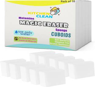 MiBi Kitchen Clean Magic Eraser Cuboids Multipurpose Nano-tech Magic Sponge Cuboids Scrub Sponge