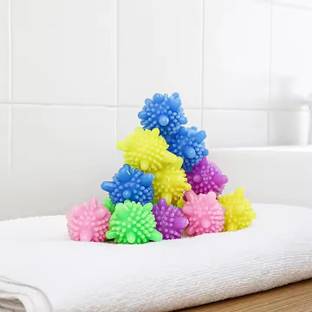 DR.GADGET Reusable Laundry Scrubbing Balls,Solid Colourfulfor Washing Machine Washing Ball Scrub Sponge