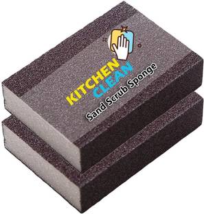 Kitchen clean Multipurpose Cleaning Sand Scrub Sponge Pads Scrub Sponge