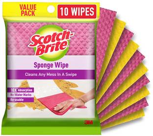 Scotch-Brite Reusable, Biodegradable, Multi-color Sponge Wipe