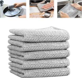 kroywen Non-Scratch Wire Dishcloth for Washing Dishes Non-Scratch Wire Dishcloth Stainless Steel Scrub