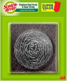 Scotch-Brite Stainless Steel Scrub & Super Strong Scrub Pad