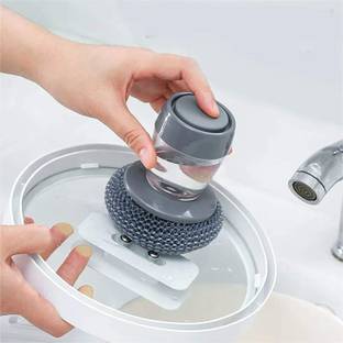 PRIME SHOPPER Kitchen Dishwashing Palm Brush Sponge Wipe Scrub Pad