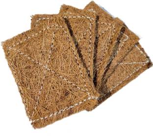 Kitchen clean Eco-Friendly Natural Coconut Coir|Nariyal Juna Scrub Pad for Kitchen Cleaning Scrub Pad