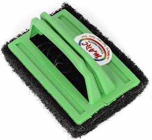 MARC Floor Cleaning Brush with Sponge Scrub Pad and Handle (Multicolour) Scrub Pad