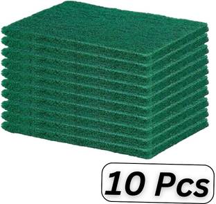 JKB TRADERS 10 Pcs Scrub Pads | Dish wash Juna Scrubber Clean Shine Brite Scrub Pad
