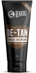 BEARDO DeTan Face Scrub for Men Improved Version| Blackhead | Natural Glow Scrub