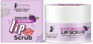 Pilgrim Blueberry Exfoliating Lip Scrub With Sugar & Shea Butter For Soft & Smooth Lips Scrub