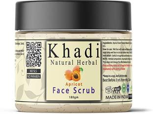 khadi natural herbal Tan Removal Apricot Face Scrub for All Skin Type Scrub