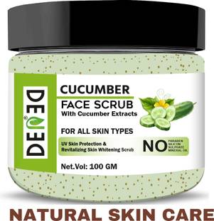 Dened Cucumber Face Scrub For All Skin types Scrub
