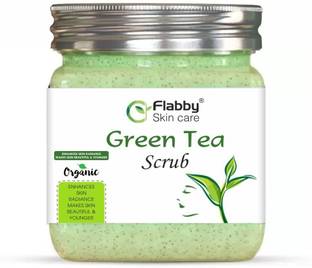 flabby skin care Green Tea Face Scrub For Nourishes & Hydrates Skin | Gently Exfoliates Skin Scrub