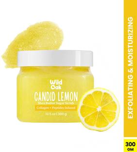 Wild Oak Candid Lemon Shea Butter Sugar Body Scrub