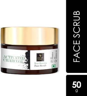 GOOD VIBE Deep Cleansing Activated Charcoal Face Scrub 50g Scrub