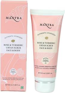 MANTRA Rose & Turmeric Ubtan Face Scrub & Body Scrub
