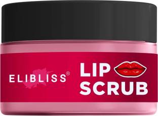 ELIBLISS Strawberry Lip Exfoliating Scrub for Dark, Dry & Chapped Lips Scrub