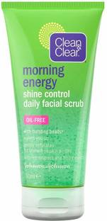 Clean & Clear SHINE CONTROL DAILY FACIAL SCRUB Scrub