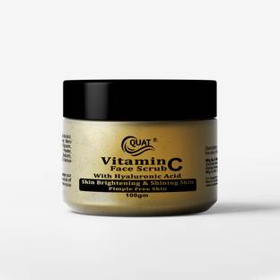 QUAT Vitamin C Face Scrub Tan Removal Repair Damage Caused By Sun Acne And Pimples Free Skin Scrub