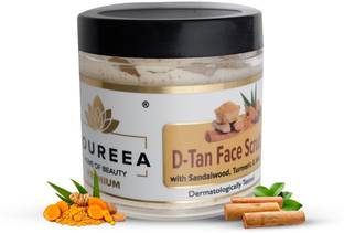 noureea D-Tan Face Scrub, Helps in Skin Brightening and Remove Blackheads, Dark Spot Scrub
