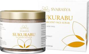 Svarasya Sukurabu - Ancient Japanese Rice Face Scrub | Deeply Exfoliates | 70 Antioxidant Scrub