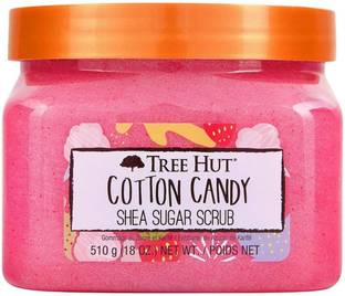 Tree Hut Cotton Candy Exfoliating Shea Body  Scrub