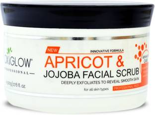 OXYGLOW Apricote & Jojoba Scrub, Enriched Apricot oil,Reduce Pigmentation,Hydrates Skin Scrub