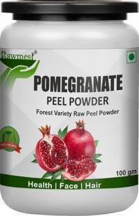 Rawmest Pomegranate Peel Powder |Anar chhilka for face care, Hair fall Treatment Scrub
