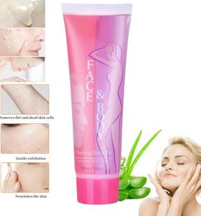AGLEY Face & Body Cleansing Scrub Gel Strawberry Scrub face and body scrub gel Scrub