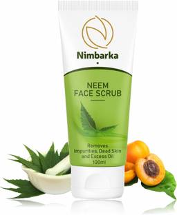 NIMBARKA Neem Face Scrub For Skin Brightening, Cleansing, Exfoliation, Pack Of 1 Scrub