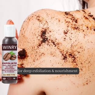 winry Healthy Skin Coffee Face And Body  Scrub