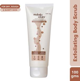 Subtle Skin AHA, BHA & PHA Exfoliating Body Scrub | For Dry, Rough & Bumpy Skin Scrub