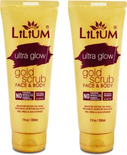 LILIUM SCRB-200ML-GLD-TUBE-2PC Scrub