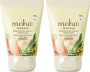 Moha Walnut Face Scrub with Aloe Vera | Gentle Exfoliation for Glowing Skin Scrub