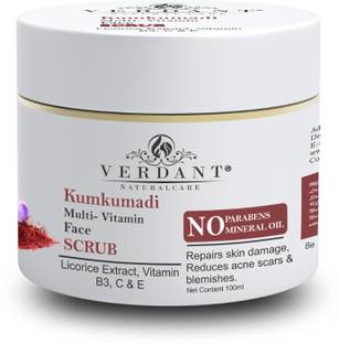Verdant Natural Care Ayruvedic Kumkumadi Face  Scrub
