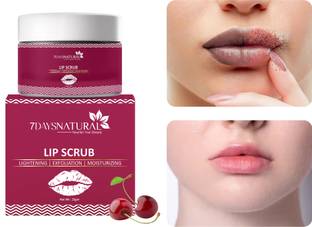 7days natural Balm for Dark, Chapped & Pigmented Lips  Scrub