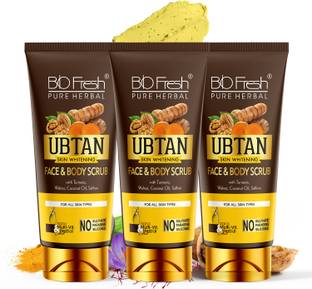 Biofresh Ubtan Face and Body Scrub for Smooth Skin, Remove Dirt and Tan Scrub