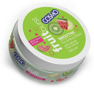 COSMO Frutburst Mint Melon & Kiwi Face and Body  Scrub