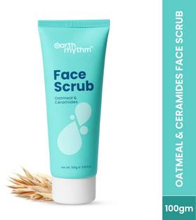 Earth Rhythm Face Srub with Oatmeal & Ceramides | Removes Grime, Hydrates & Softens Scrub
