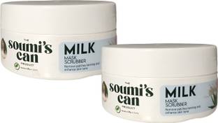 The Soumi's Can Product MILK MASK SCRUBBER (Pack of 2) Scrub