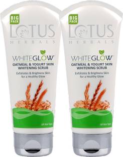 LOTUS HERBALS Oatmeal & Yogurt Skin Whitening Scrub BigPack Scrub