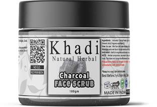khadi natural herbal Charcoal Face Scrub 180gm Scrub