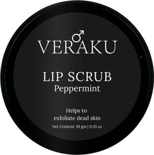 veraku Exfoliating Lip Scrub for Dark & Chapped lips | Reduction in Dark Lips | For Men Scrub
