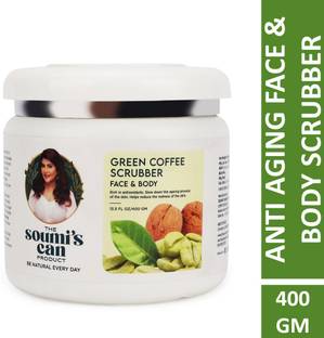 The Soumi's Can Product GREEN COFFEE SCRUBBER FACE & BODY Scrub