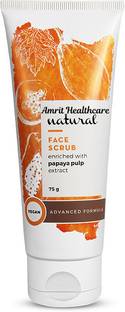 Amrit Healthcare Natural Face Scrub with papaya extract Scrub